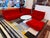 2010s Michel Ducaroy for Ligne Roset Toga Sectional in Alcantara Goya Red, Set of Four For Sale - Image 5 of 18