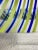 Blue Late 20th Century Hand-Blown Vinini-Style Bowls- Set of 6 For Sale - Image 8 of 10