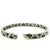 Ink Blue 1940s Platinum Diamond and Sapphire Art Deco–Style Link Bracelet For Sale - Image 8 of 10
