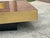 Willy Rizzo Italian Coffee Table in Walnut Burl and Brass, 1970 For Sale - Image 4 of 8