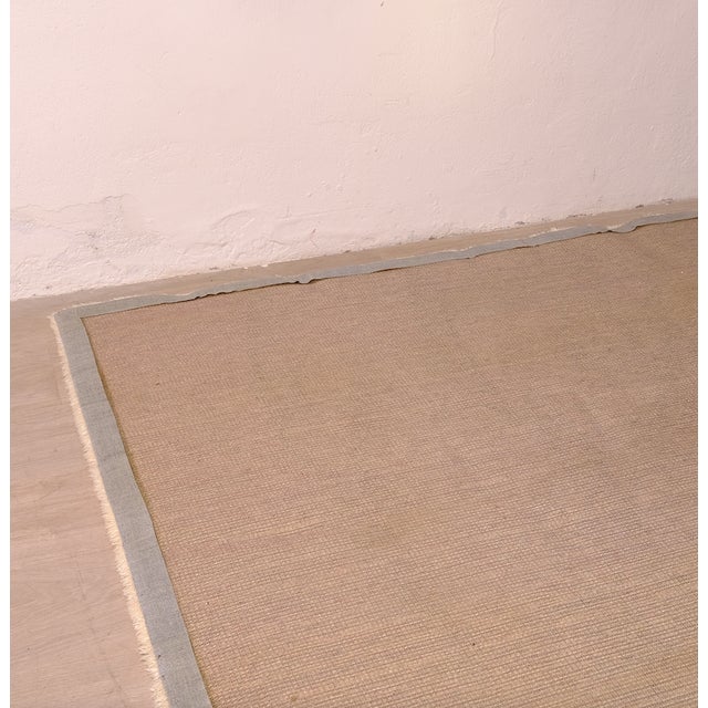 Stubb Rug in Beige Wool and Linen by Gunilla Lagerhem Ullberg for Kasthall, 2010s For Sale - Image 9 of 10