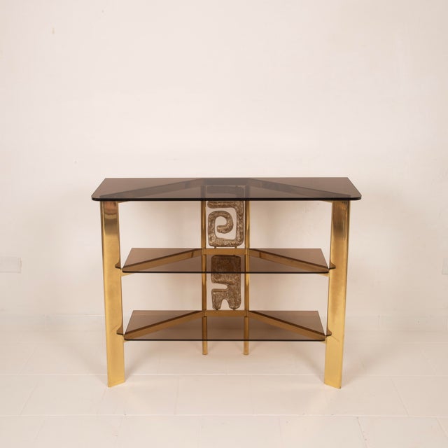 1970s Nikol Console Table by Luciano Frigerio for Frigerio Di Desio, 1970s For Sale - Image 5 of 18