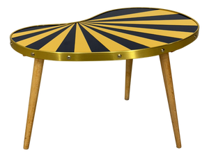 Mid-Century Kidney-Shaped Side Table or Plant Stand