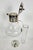 Glass Italian Hand-Blown Glass and Silver-Plated Pitcher with Ice Insert, 1950s For Sale - Image 7 of 10