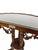 Vintage Southampton Demilune Console Table With Cane & Glass Top For Sale In Philadelphia - Image 6 of 18