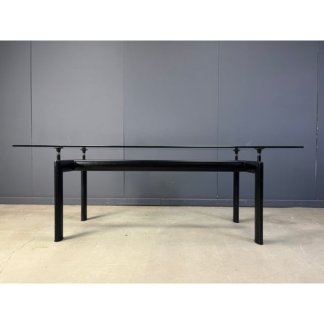 LC6 Dining Table by Le Corbusier for Cassina, 1990s, in Very Good conditions. Designed 1920 to 1949 This piece is...