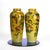 1920s Pair Antique Moorcroft High Glaze Floral Pottery Vase (Drilled for Lamp Bases) For Sale - Image 5 of 10