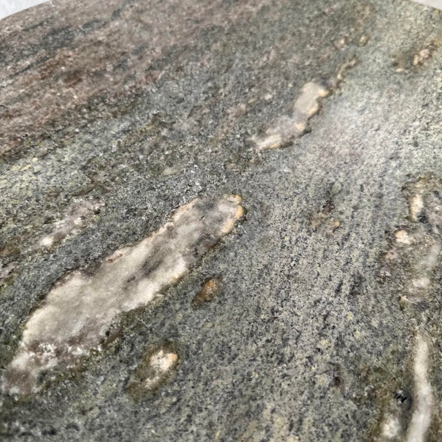 Green Vintage Green Marble Pedestal #1 For Sale - Image 8 of 10