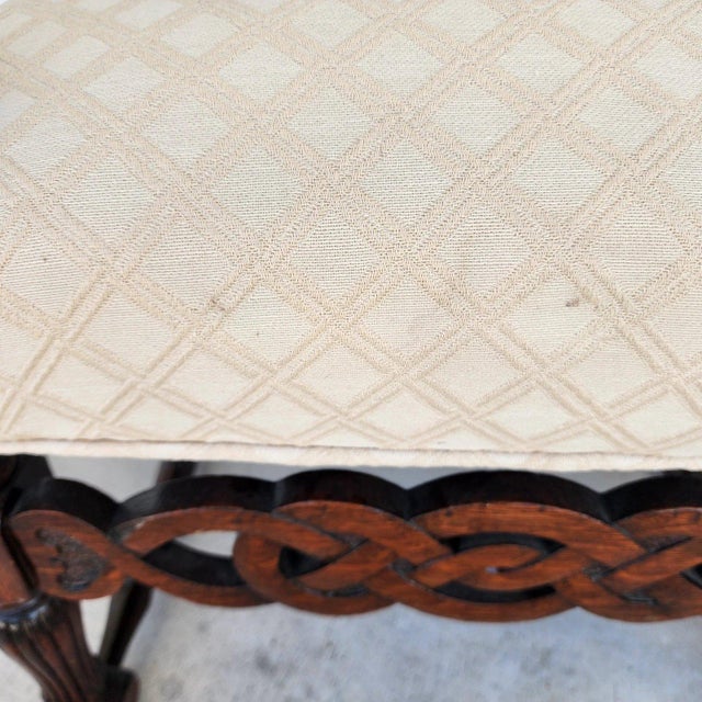 Chinoiserie Foo Dog Armchairs Pair Mid Century For Sale - Image 16 of 18