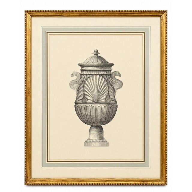 Set of Six Neoclassical Style Etchings After Carlo Antonini. Italy, 20th Century For Sale In Los Angeles - Image 6 of 11