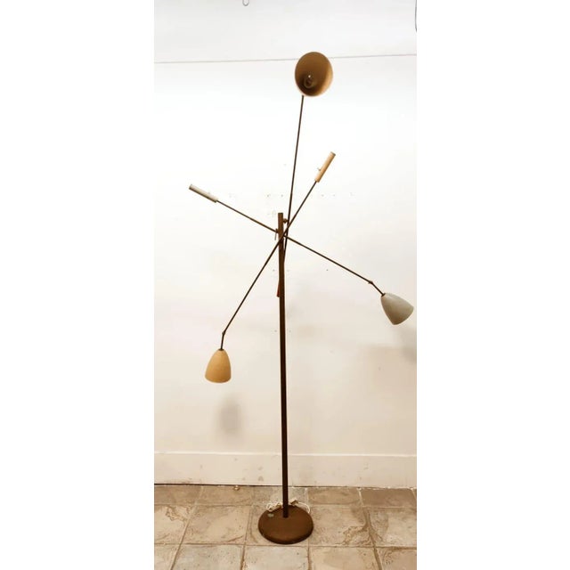 Brown Floor Lamp with Adjustable Joints For Sale - Image 8 of 18