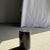 Contemporary Small Side Table in Black Petrified Wood with Beige Streaks and Grey Sides, 1980s For Sale - Image 3 of 18