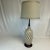 Mid-Century Modern Mid-Century Modern Geometric Ceramic Table Lamp With New Linen Shade. For Sale - Image 3 of 10