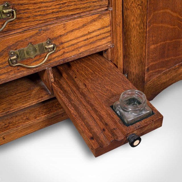 Antique Estate Gamekeeper's Cabinet, Scottish, Oak, Clerk's Cupboard, Victorian For Sale - Image 11 of 12