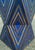 Contemporary Traditional Moroccan Resin and Walnut Wood Stool / Blue Hourglass Silhouette For Sale In Orlando - Image 6 of 7