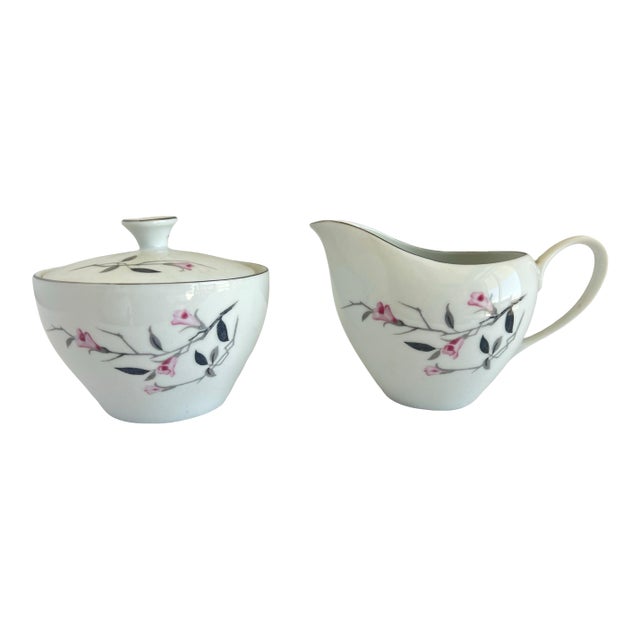 1950s Creamer & Sugar Set For Sale
