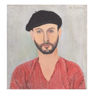 'Portrait of the Artist, Victor Isbrand' by Oda Lauritsen Isbrand, 1928, Paris, Copenhagen, Morocco
