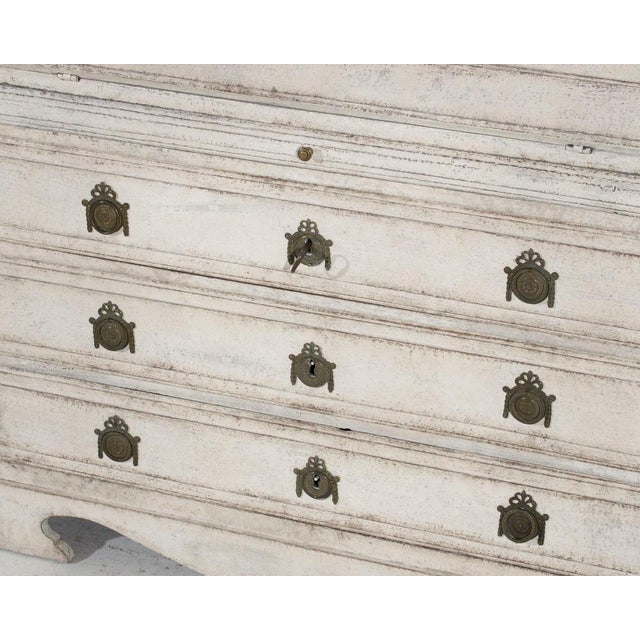 2-Part Swedish Bureau, 1790s For Sale - Image 4 of 12