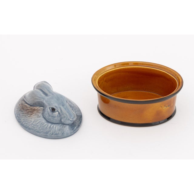 Polychrome Glazed Ceramic Game Pie Dishes, 2 For Sale - Image 11 of 13