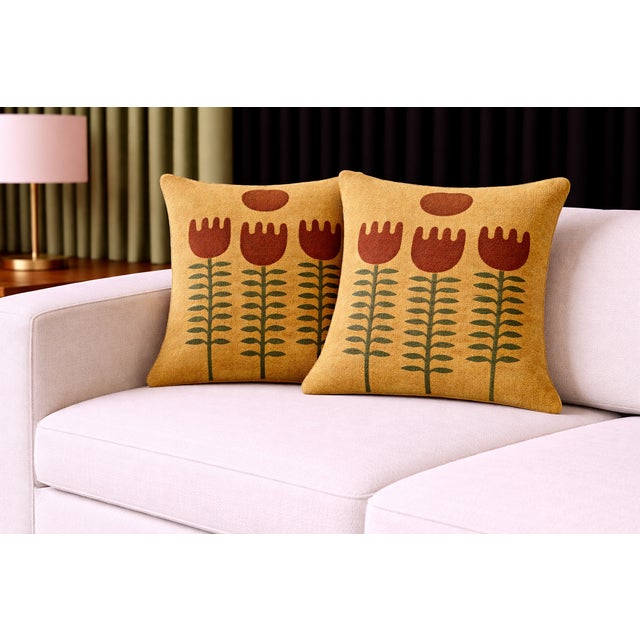 2020s Exquisite Luxury Arts & Crafts Sofa Cushions / Pillows Cover Only For Sale - Image 5 of 5