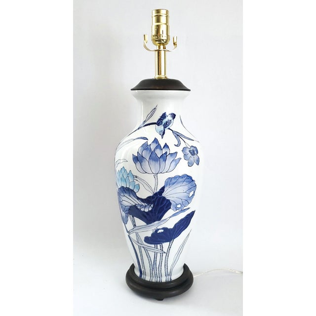 Blue Lamp Chinese Restored For Sale - Image 8 of 14