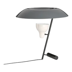 Gino Sarfatti Model #548 Table Lamp in Gray and Burnished Brass