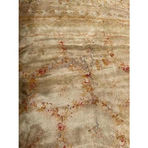 French Distressed Savonnerie Carpet, 1890s-1910s For Sale - Image 16 of 18