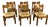 Vintage Oak and Straw Chairs by Charlotte Perriand, 1960s, Set of 6 For Sale