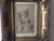 Late 19th Century Late 19th Century French Belle Epoque Drawing of a Seated Classical Lady Playing the Harp by Constantine Guys, Framed For Sale - Image 5 of 12