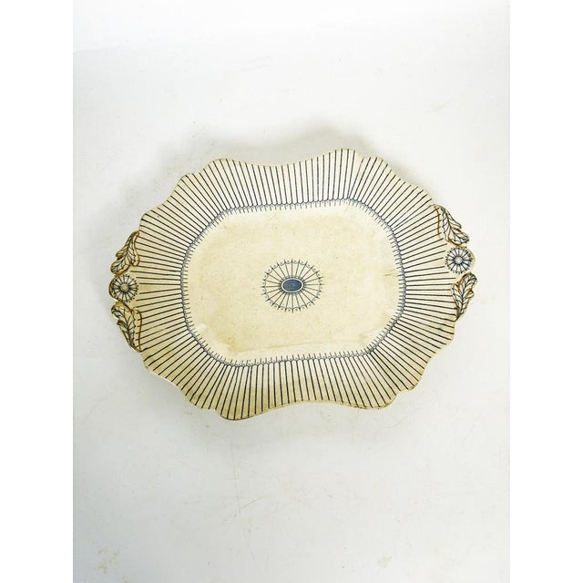 Blue Vintage Ceramic Plates, France, Set of 2 For Sale - Image 8 of 15