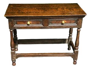17th Century William & Mary Oak Side Table