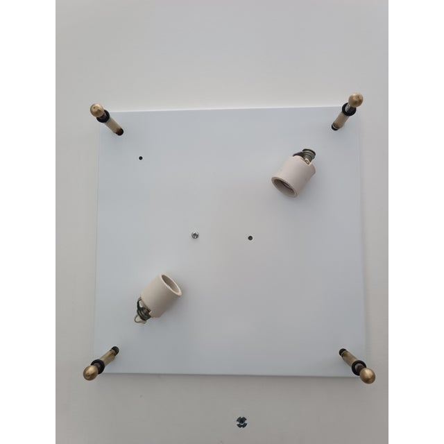 Metal Murano Glass Wall Sconce from Mazzega, 1970s For Sale - Image 7 of 10