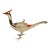 Antique Bimini Hand-Blown Glass Pheasant Bird Ornament For Sale