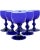 Glass Vintage Carlo Moretti Mid-Century Italian Cobalt Blue Cordial Cocktail Glasses- Set of 6 For Sale - Image 7 of 13