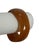Mid-Century Modern 1940s Hand Carved Wave Style Bakelite Bangle For Sale - Image 3 of 3