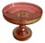 Antique Ruby Glass Gilded Tazza, 1860s For Sale