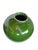 A beautifully simple French ceramic vase distinguished by its rich, vibrant green glaze and classic rounded form. The...