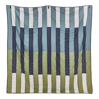 Anchal Offset Patchwork Quilt Bedding, Queen Size For Sale