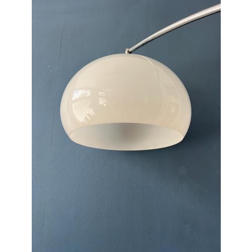 Vintage Space Age Arc Floor Lamp with Marble Base For Sale - Image 9 of 13