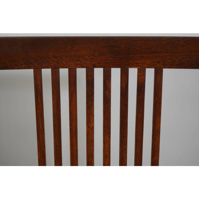 Set of 6 Stickley Mission Oak Dining Room Chairs For Sale In Philadelphia - Image 6 of 18