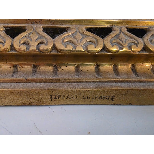 Tiffany & Co Paris Gilded Bronze Mantle Clock For Sale In Cleveland - Image 6 of 12