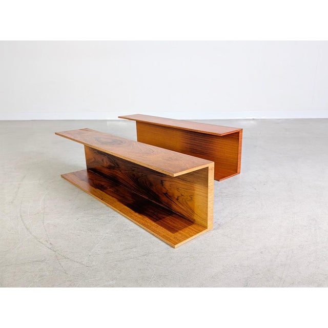 Mid-Century Wall Shelf in Teak by Wilhelm Renz For Sale - Image 6 of 11