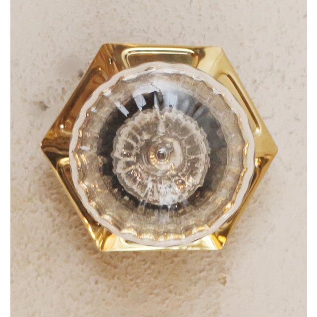 Art Nouveau Brass Ceiling Lamp, 1890s For Sale - Image 4 of 12