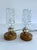 Modern Vintage Bubble Glass Table Lamps, 1970s, Set of 2 For Sale - Image 3 of 14
