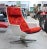 Type Swivel armchair with high back Dating 1960-70s Style Space Age Model Swivel armchair with high back ProvenienceItaly...