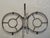 1960s Mid-Century Queen Anne Silver-Plated and Glass Double Jam Server - 3 Pieces For Sale In Los Angeles - Image 6 of 11