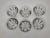1930s 1930s Daum Crystal Champagne Coupes- Set of 6 For Sale - Image 5 of 6