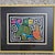 Vintage Kuna Mola Panama Matted Framed Art Work 14x16"