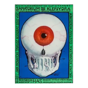 1973 Polish Contemporary Movie Poster, Iluminacja, Head & Eyeball - Starowieyski