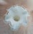 Mid-Century Modern 1970s Vintage Fenton Silver Crest Milk Glass Ruffled Vase For Sale - Image 3 of 3